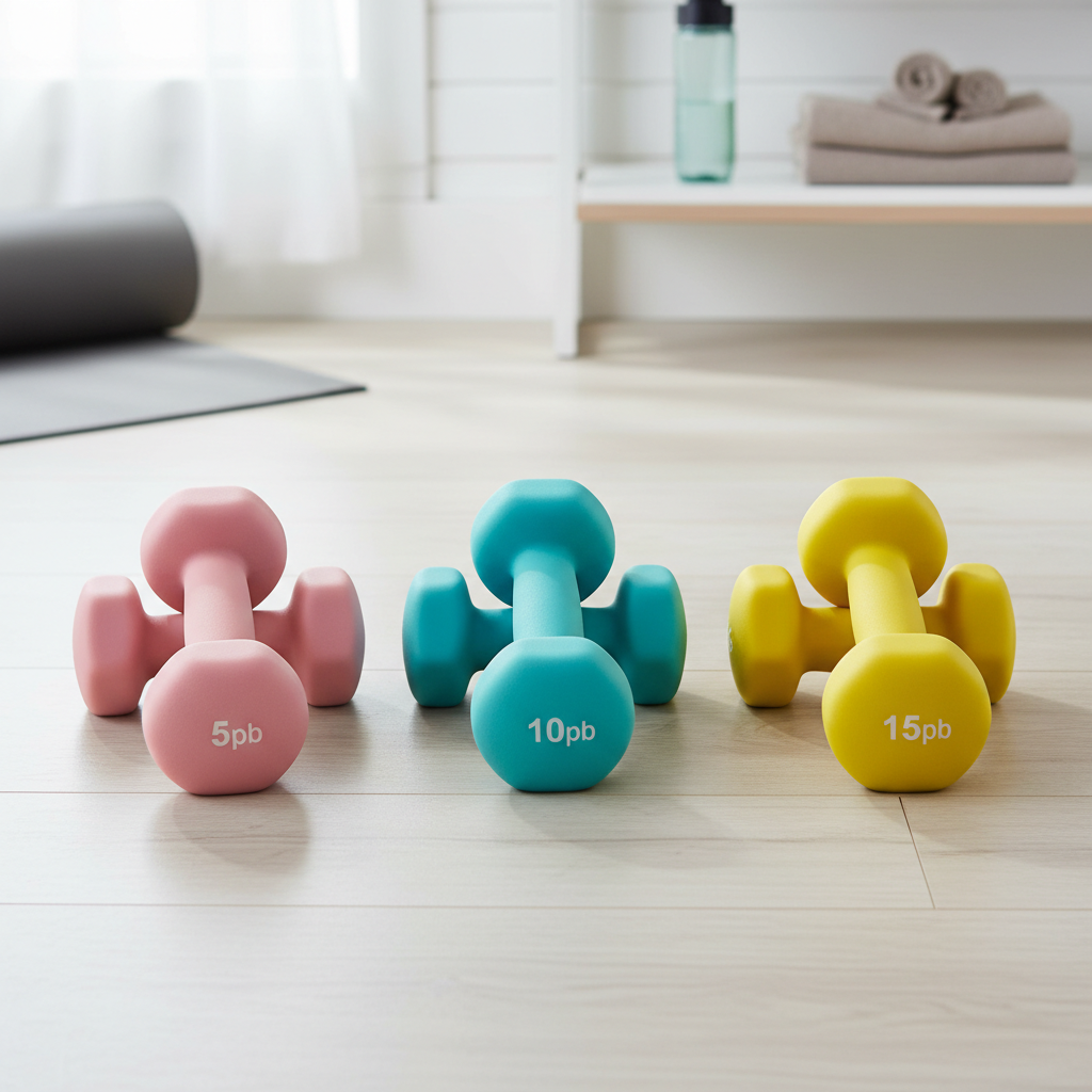 Home Cardio and Strength in the Same Session: How a Neoprene Dumbbell Set Makes That Possible