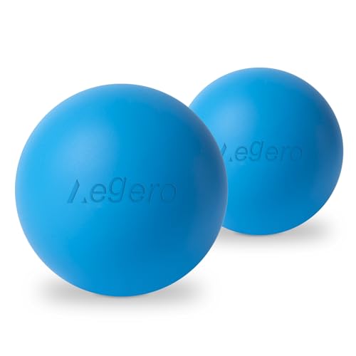 Massage Lacrosse Balls for Myofascial Release (2Pack, Blue)