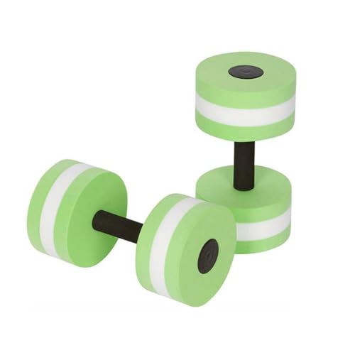 2Pcs Aquatic Dumbells Sports Water Weights Foam Pool Exercise Dumbbells for Pool Fitness Water Aerobics