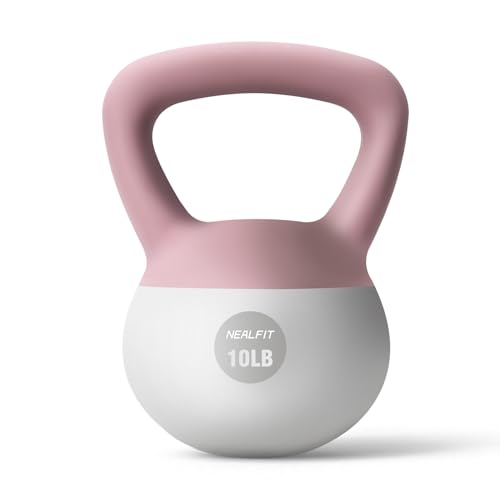 Soft Kettlebell 5LB/10LB/15LB/20LB/25LB, Kettlebells for Home Gym Strength Training, Anti-Slip Fitness Weights for Men Women