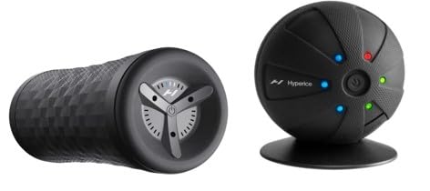 Vyper 3 - Powerful High-Intensity Vibrating Foam Roller and Hypersphere Go - Vibrating Massage Ball for Muscle Recovery System