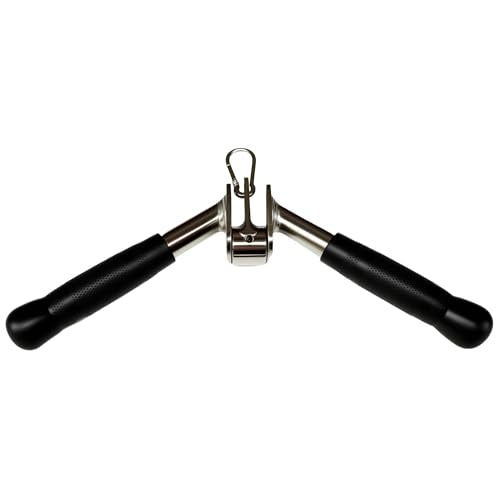 Barbell Lat Pull Down Tricep Press Down Cable Attachment - view 2