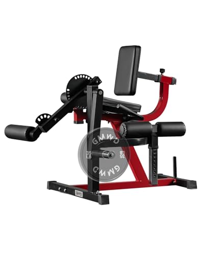 Leg Extension and Curl Machine, Lower Body Special Leg Machine, Adjustable Leg Exercise Bench with Plate Loaded, Leg Rotary Extension for Thigh, Home Gym Weight Machine