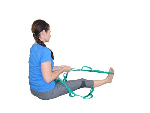 Physical Therapy Stretch Strap - 10-Loop 73-inch Rehab Strap with Instructional Guide for Rehab, Stretching, Yoga. - view 5