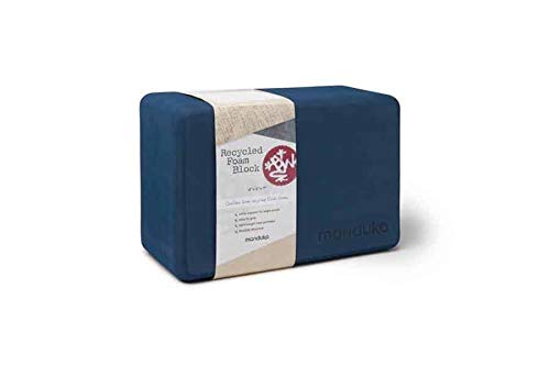 Yoga Block - Recycled EVA Foam Block with Ergonomic Support, Yoga Equipment, Home Gym Accessory, & Pilates Tool, Lightweight for Travel, Workout Accessory with Comfortable Edges