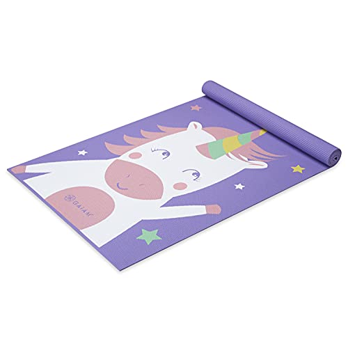 Kids Printed Yoga Mat, Non-Toxic, Fun Design, 3mm