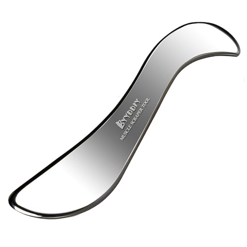 Non-Magnetic 304 Stainless Steel Gua Sha Muscle Scraper Tool for Scar Tissue,Muscle Scraping Tool for Massage Scraper,IASTM Tools for Physical Therapy, Soft Tissue Massage