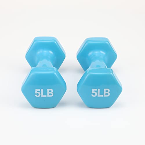 Vinyl Coated Dumbbell Hand Weights - view 5
