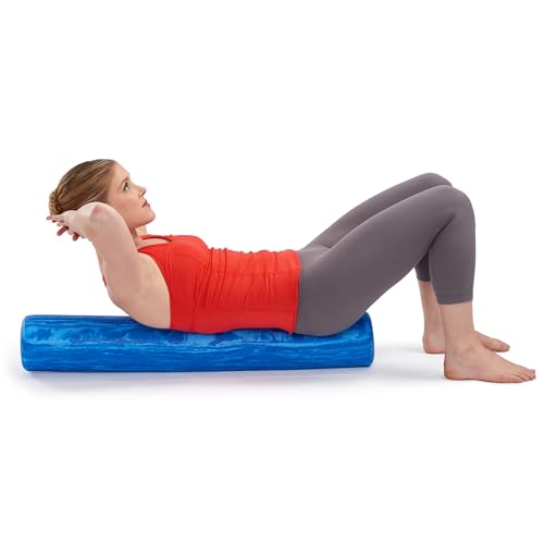 PRO-Roller Soft Density Foam Roller – Round, Blue, 36" x 6" - view 5
