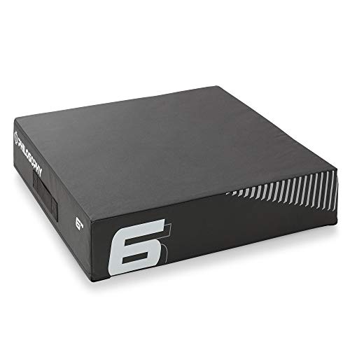 Soft Foam Plyo Box, Stackable Plyometric Jump Box for Home Gym, HIIT, Jumps, Step-Ups, Agility and Strength Training