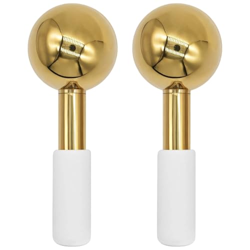 2 Pcs Ice Globes for Face, Stainless Steel Ice Globe Face Lifting Tool