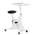 V9 Exercise Bike with 2D Desktop,8-Level Magnetic Friction