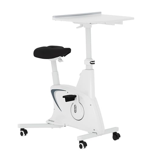 V9 Exercise Bike with 2D Desktop,8-Level Magnetic Friction