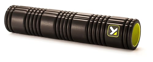 Grid 2.0 Foam Roller for Deep Tissue Massage and Muscle Recovery, 26 Inch Multi-Density EVA with Hollow Core, Supports 500 Pounds, Black