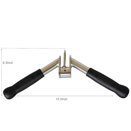 Barbell Lat Pull Down Tricep Press Down Cable Attachment - view 4
