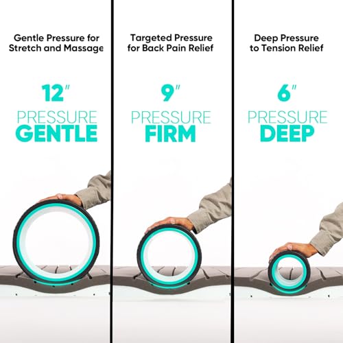 Back Roller - Deep Tissue Massage, Yoga Wheel Foam Roller, Back Wheel for Back Pain Relief & Stretching - view 5