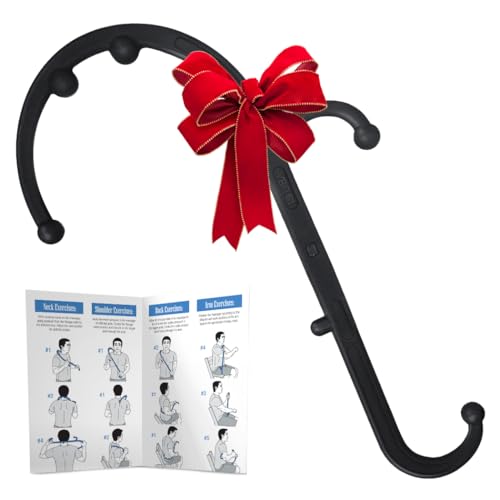 Back Massager Trigger Point Cane, Deep Tissue Back Neck Massager Black