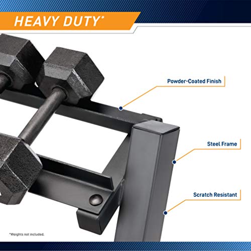 Weight Storage Organizer Racks for Dumbbells, Kettlebells, Weight Plates - view 4