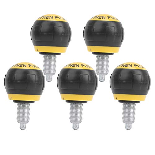 Pull Pin Spring Knob, EcoFriendly Handle (Black Yellow) - view 6