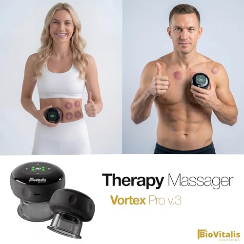 Cupping Set | 2 Pack Cupping Device | Cupping Machine with Red Light Therapy | Cupper with 12 Adjustable Suction & Heat levels, One-Touch Control Cupper | Cupping Kit | Automatic Cupper | Gua Sha - view 2