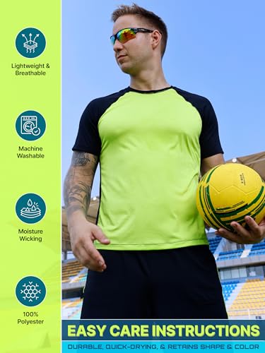 Men's Gym Clothes Set With 2 Workout Shirts & 2 Shorts, 4-Piece - view 5
