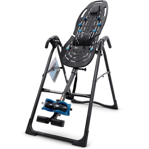 EP-560 Inversion Table w/Accessories for Back Pain Relief - FDA - Registered, UL Safety Certified, 300 lb Capacity, Designed & Patented in USA
