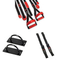 Jungle Gym XT Body Weight Suspension Trainer System + Resistance Training Metal Mounts + Jungle Gym Extension Strap Bundle