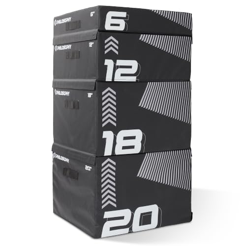 Soft Foam Plyo Box, Stackable Plyometric Jump Box for Home Gym, HIIT, Jumps, Step-Ups, Agility and Strength Training - view 6