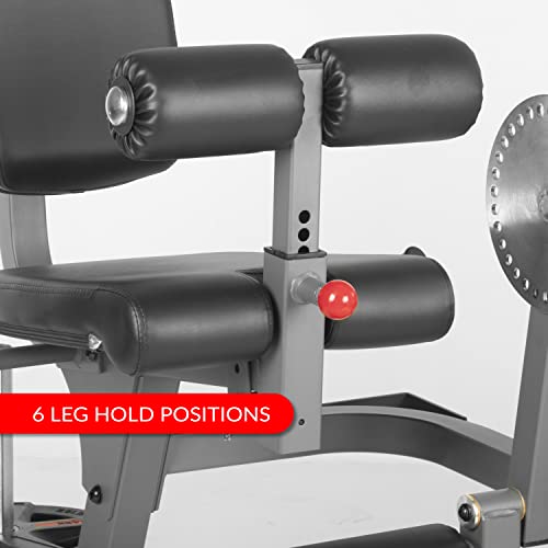 Heavy Duty Adjustable Rotary Leg Extension and Curl Machine Features A 12 Position Adjustable Thigh Pad and 20 Position Adjustable Press Arm - view 4