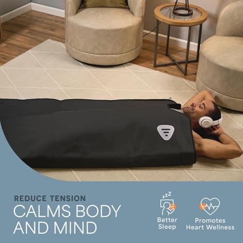 RejuvaWrap Infrared Sauna Blanket with Low EMF and 9 Temp Levels - view 3