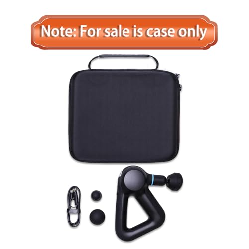 LTGEM Massage Case Compatible with TheraGun Prime G5 / G4 Tissue Therapy Massage Gun/Neck/Back/Leg/Shoulder Electric Percussion Massage Gun - Travel Protective Carrying Storage Bag, Black(Case Only) - view 7