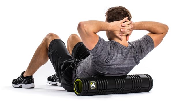 Grid 2.0 Foam Roller for Deep Tissue Massage and Muscle Recovery, 26 Inch Multi-Density EVA with Hollow Core, Supports 500 Pounds, Black - view 6