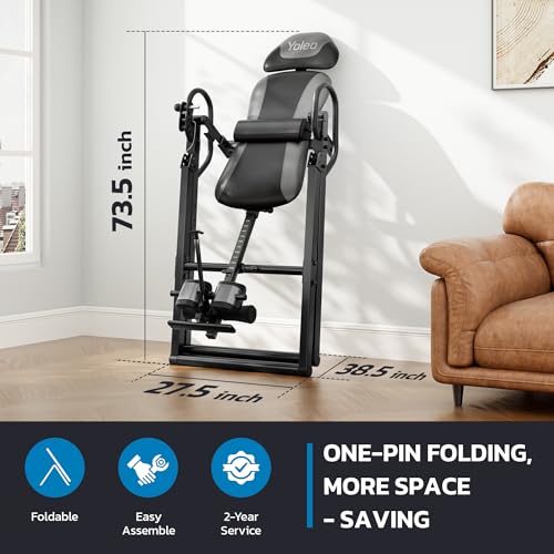 Inversion Table for Back Pain w/Removable Lumbar Pad ITX320 - view 4