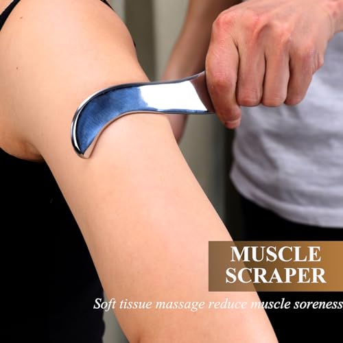 Muscle Scraper Tool, IASTM Tool, Stainless Steel Gua Sha for Body - view 2