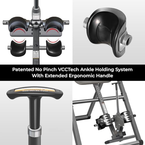Innova ITX9900 Inversion Table with Air Lumbar Support, Black/Gray - view 6