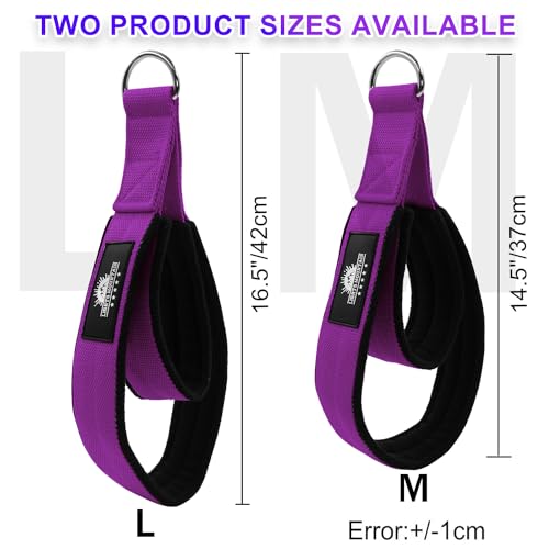 Thick Long Pilates Straps Double Loop D-Ring Non-Slip for Reformer - view 2