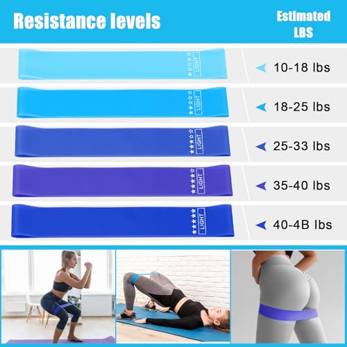10 Pcs Pilates Ring Blocks Set for Women Home Yoga Equipment Accessories Pilates Ring Circle and Ball Workouts Gift Include Ball Yoga Circle Resistance Bands Block Straps Gym Bag - view 6