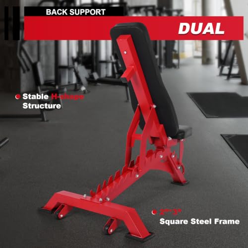 Weight Bench Adjustable Workout Bench for Home Gym Strength - view 5