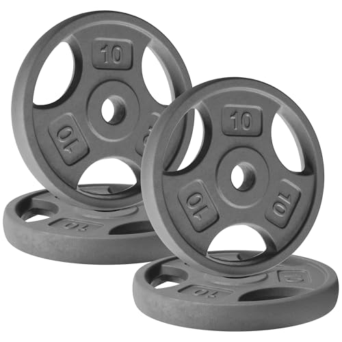 1 Inch Grip Weight Plates, Cast Iron Strength Training