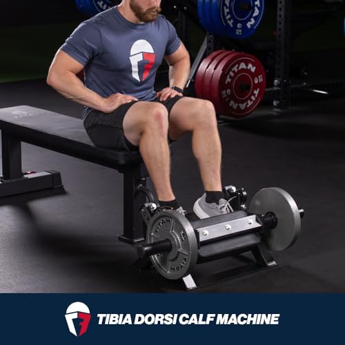 Plate-Loaded Tibia Dorsi Calf Machine, Rated 200 LB, Fits Olympic-Sized Change Plates, Flexion Lower Body Training Calf Raise Machine, Leg Day Essential Tibia Isolation - view 2