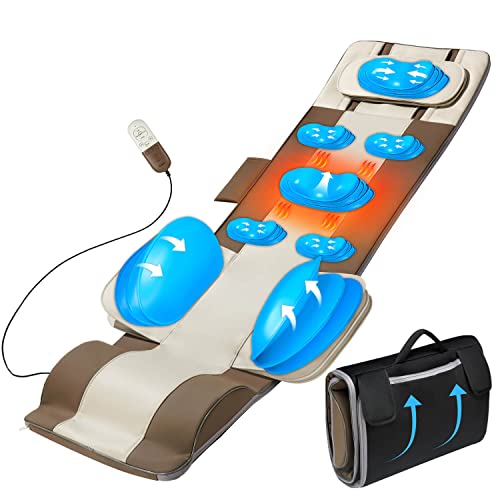 Full Body Massage Mat with Heat, 3D Body Stretching & Lumbar Traction