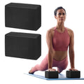 Yoga Block - Supportive Latex-Free Eva Foam - Soft Non-Slip Surface with Beveled Edges for Yoga, Pilates, Meditation