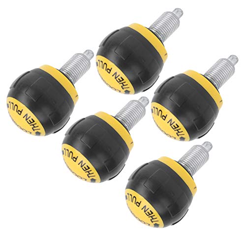 Pull Pin Spring Knob, EcoFriendly Handle (Black Yellow)