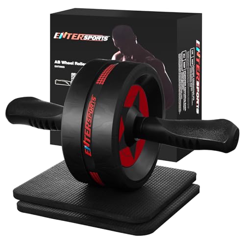 Ab Roller Wheel for Abs Workout with 2 Knee Pads for Home Gym