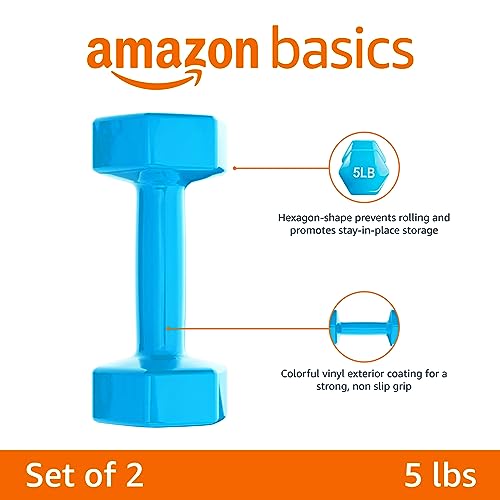 Vinyl Coated Dumbbell Hand Weights - view 2