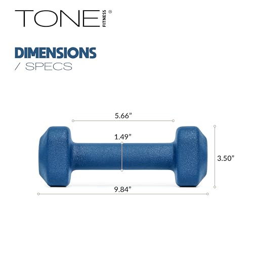 Neoprene Dumbbell Weight Pairs with Anti-Roll Square Head | Multiple Options - view 4