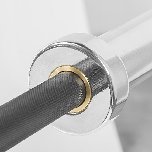 Olympic Barbell, Lumberjack 7 Ft 28mm Weightlifting Bar for Squats, Bench Press, Deadlifts, and Olympic lifts, Fits 2-Inch Standard Olympic Weight Plates - view 5
