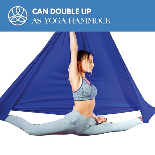 Aerial Silks Starter Kit, 9 Yards, Aerial Yoga Hammock, Hardware - view 7