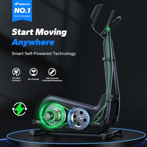 Elliptical Machine, 16.5/19 in Stride, Hyper-Quiet Magnetic Drive - view 2