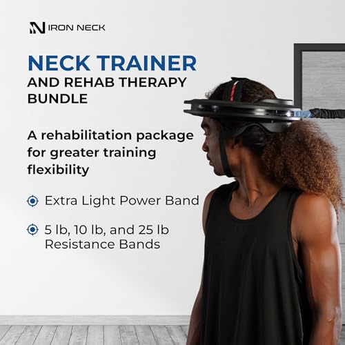 3.0, Rehab Kit Bundle, 360° Neck Trainer and Resistance Bands for Working Out, Rehabilitation, Pain Relief, and Posture Correction - view 2